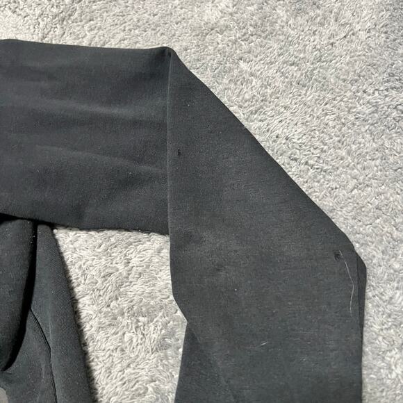 Nike Sportswear Tech Hoodie Womens Large Fleece Cape Sweatshirt Zip Black 655765 - Picture 2 of 8